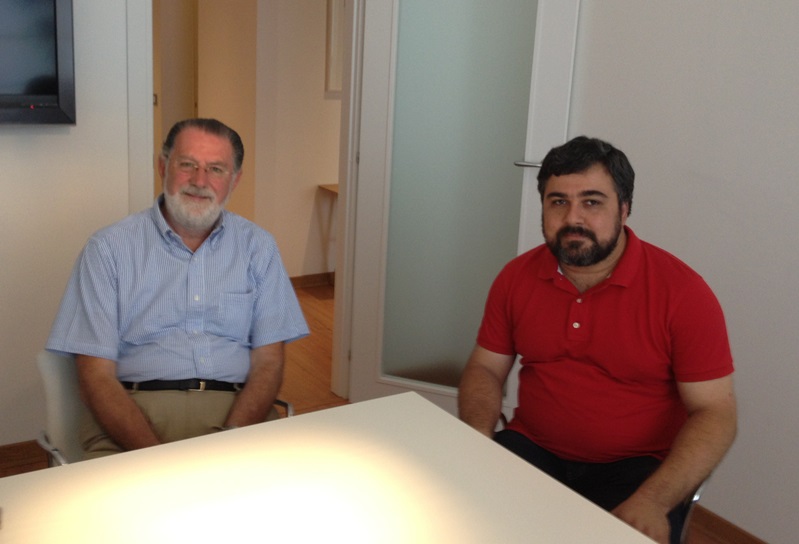 Alberto Colussi (AGB) и Сергей Давыдов (НИУ ВШЭ)